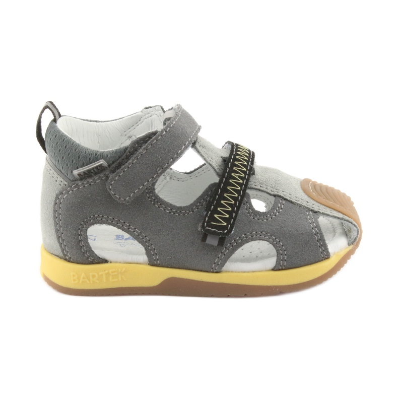 Sandalias niño nabos Bartek 81772 gris amarillo