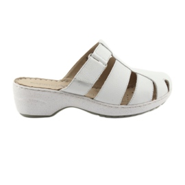Pantuflas de cuña de mujer Caprice 27353 blanco