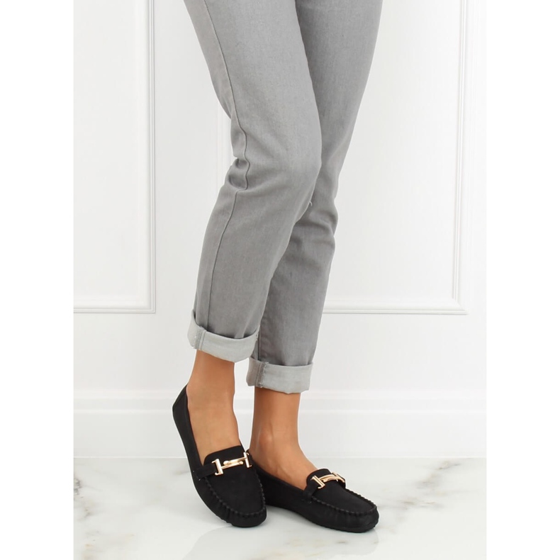 Mocasines negros para mujer VS-685 Black II-GAT