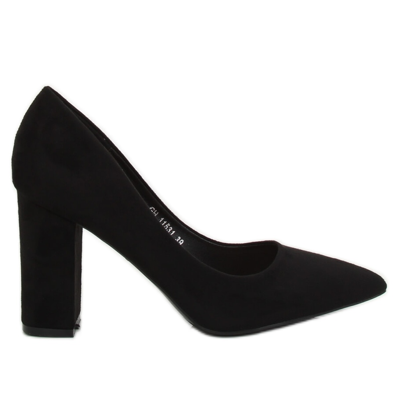 Zapatos de salón en el poste negro GH11531 Negro