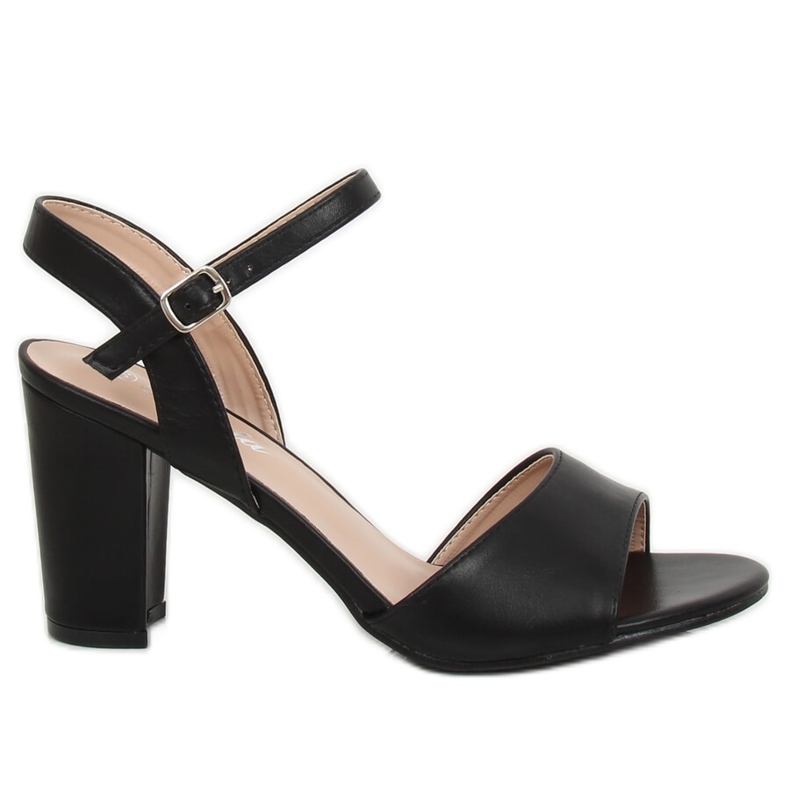 Sandalias negras tacones altos FZ583 Black negro