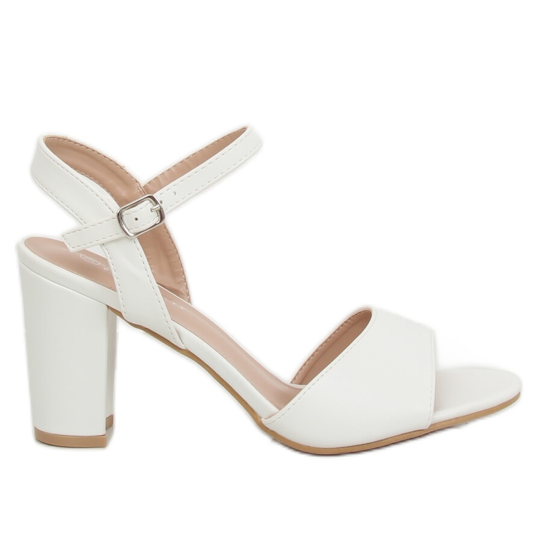 Sandalias de tacón blancas FZ583 White blanco