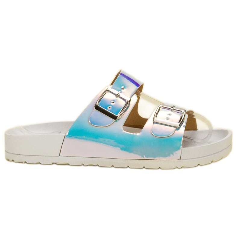 Seastar Pantuflas Holo para mujer blanco multicolor