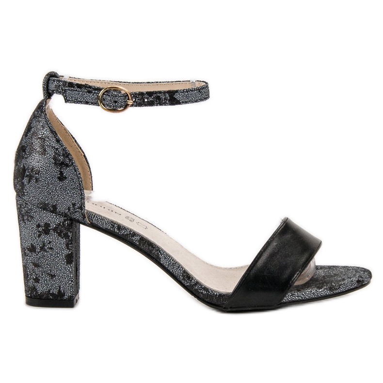 Goodin Sandalias de tacón con estilo gris