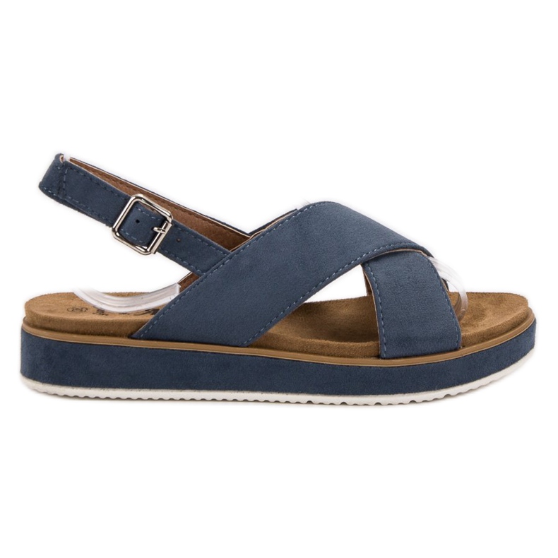 Goodin Sandalias de ante azul