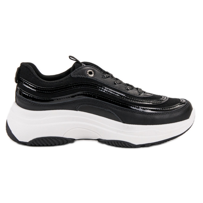 SHELOVET Zapatillas en la plataforma negro