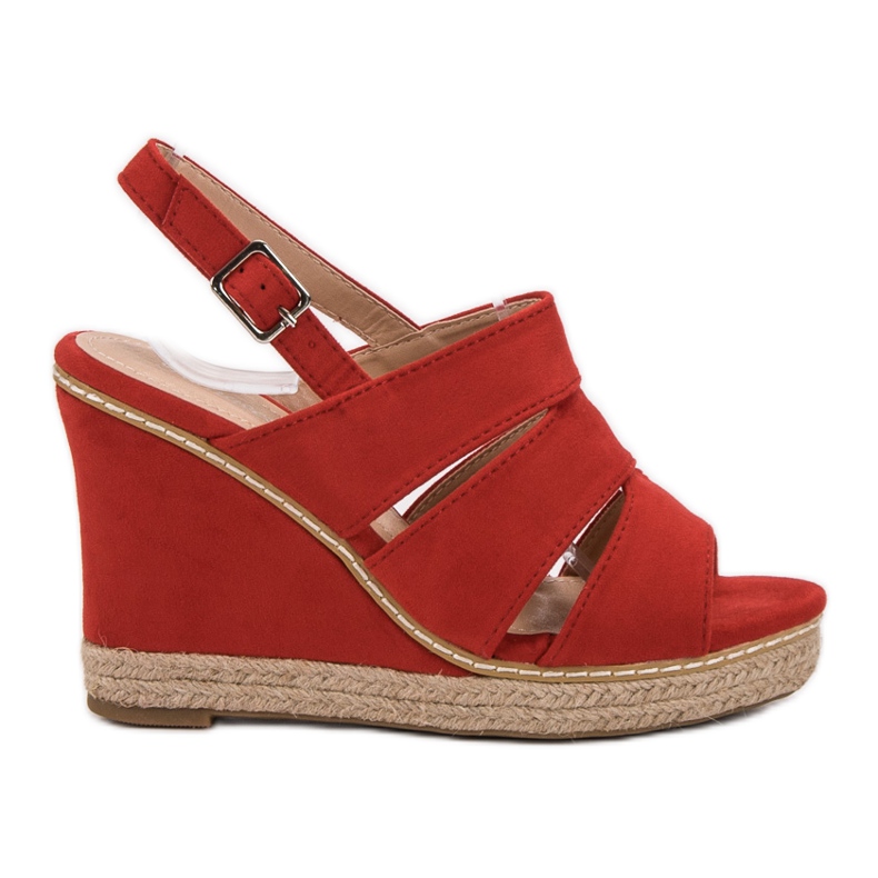 Primavera Sandalias rojas rojo
