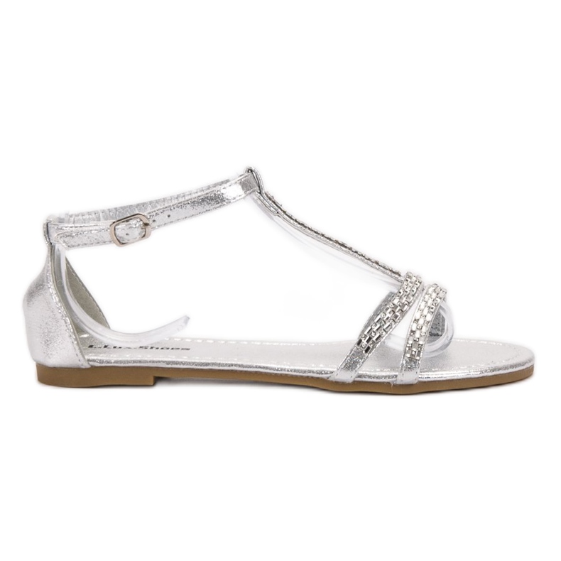 L. Lux. Shoes Sandalias planas gris