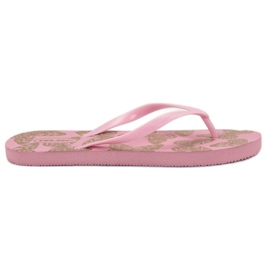SHELOVET Chanclas ligeras rosa