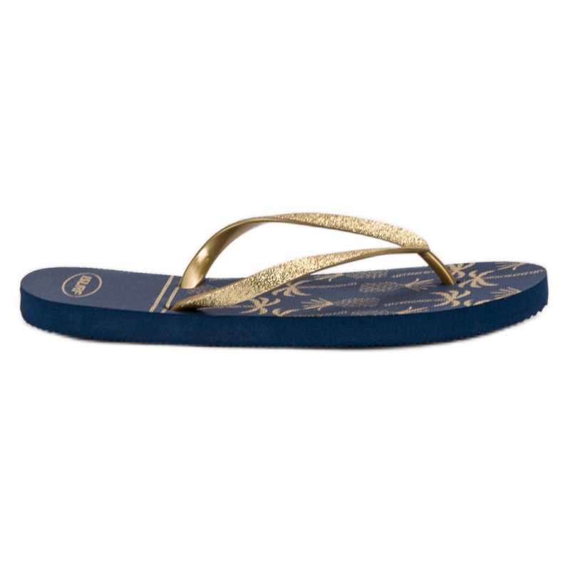 SHELOVET Chanclas ligeras azul amarillo