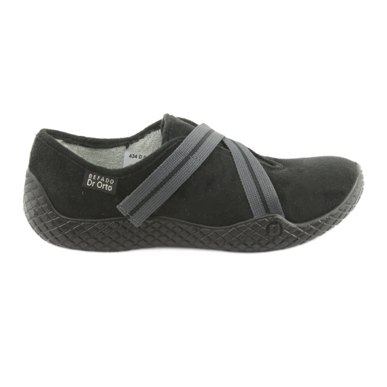 Dr.ORTO Befado Pantuflas de mujer pu 434D014 negro