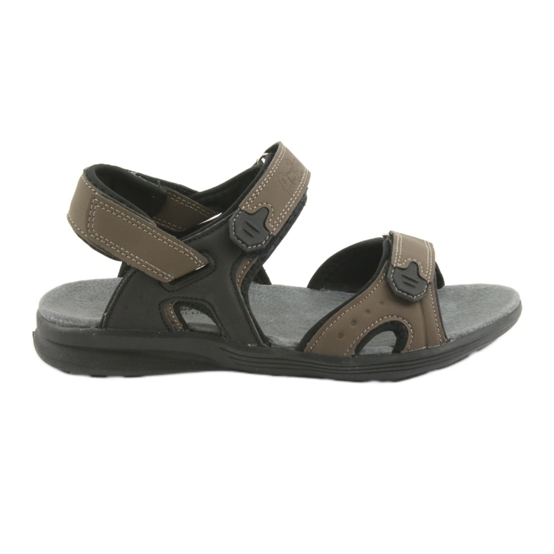 American Club Sandalias deportivas juveniles American HL09 negro / caqui multicolor