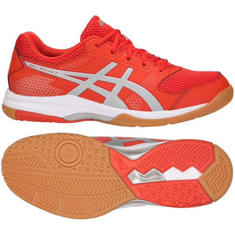 Zapatillas de voleibol Asics Gel Rocket 8 M B706Y-0693 multicolor rosado