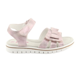 Sandalias con lazo rosa GC25 de American Club