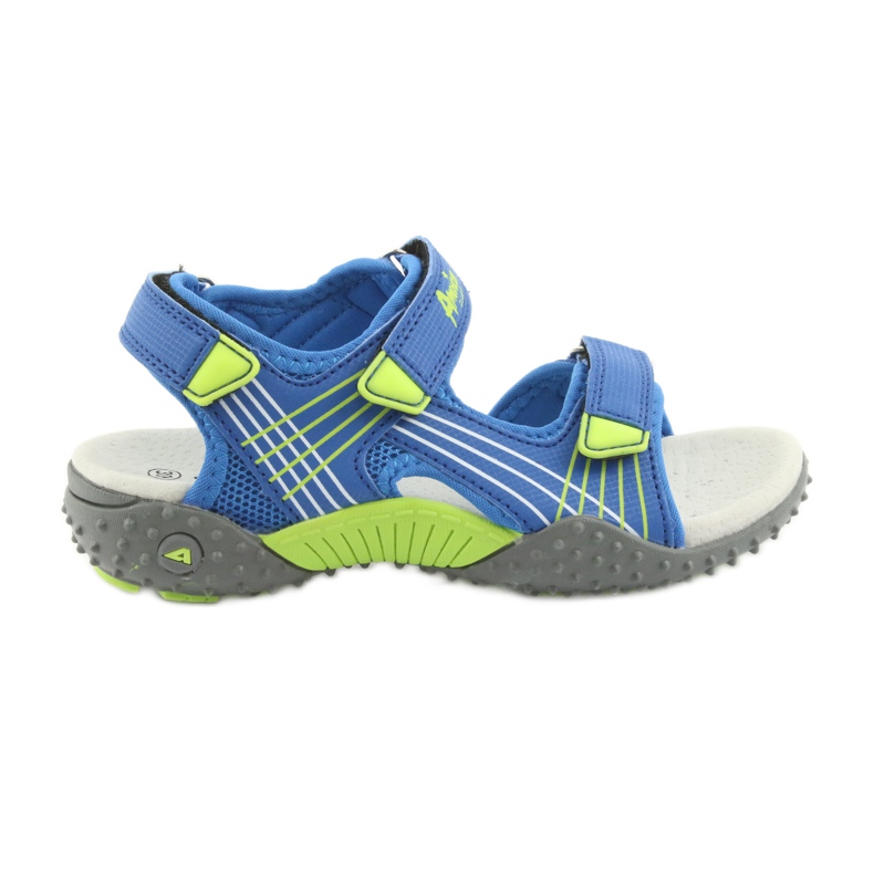 Sandalias para niño American Club HL16 azul / lima verde