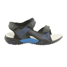 American Club HL15 sandalias de niño negras negro azul
