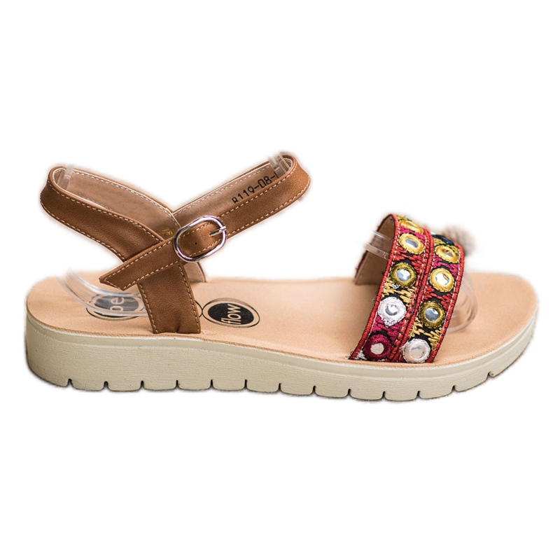 SHELOVET Sandalias casuales marrón