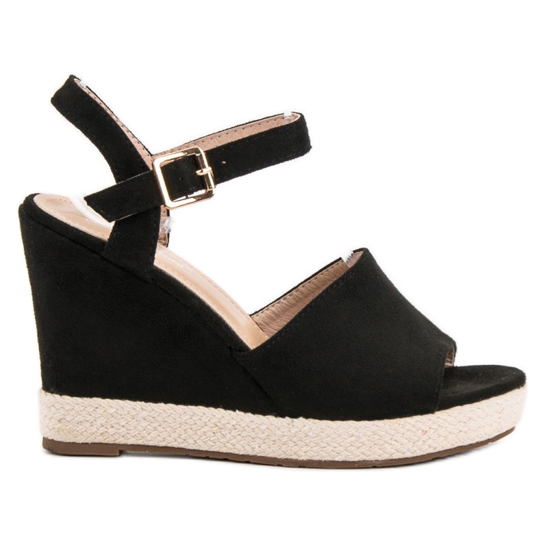 Best Shoes Sandalias negras negro