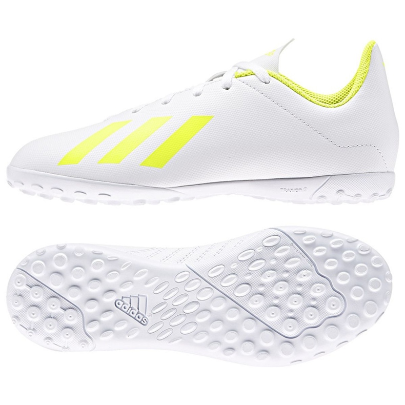 Botas de fútbol adidas X 18.4 Tf Jr BB9418 multicolor blanco