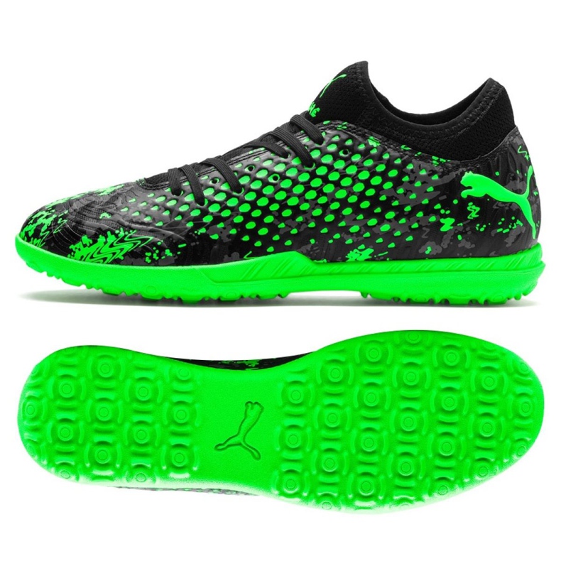 Botas de fútbol Puma Future 19.4 Tt M 105548 03 multicolor verde Botas de fútbol Puma Future 19.4 Tt M 105548 03 multicolor verde