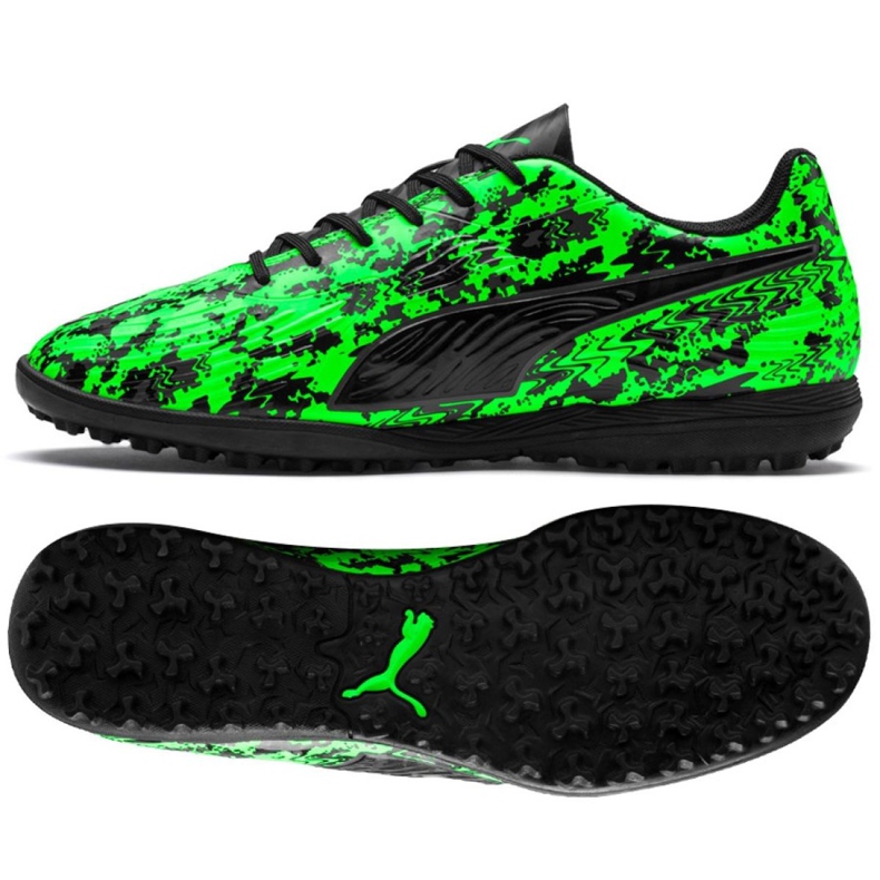 Botas de fútbol Puma PUMA One 19.4 Tt M 105495 ​​03 multicolor verde