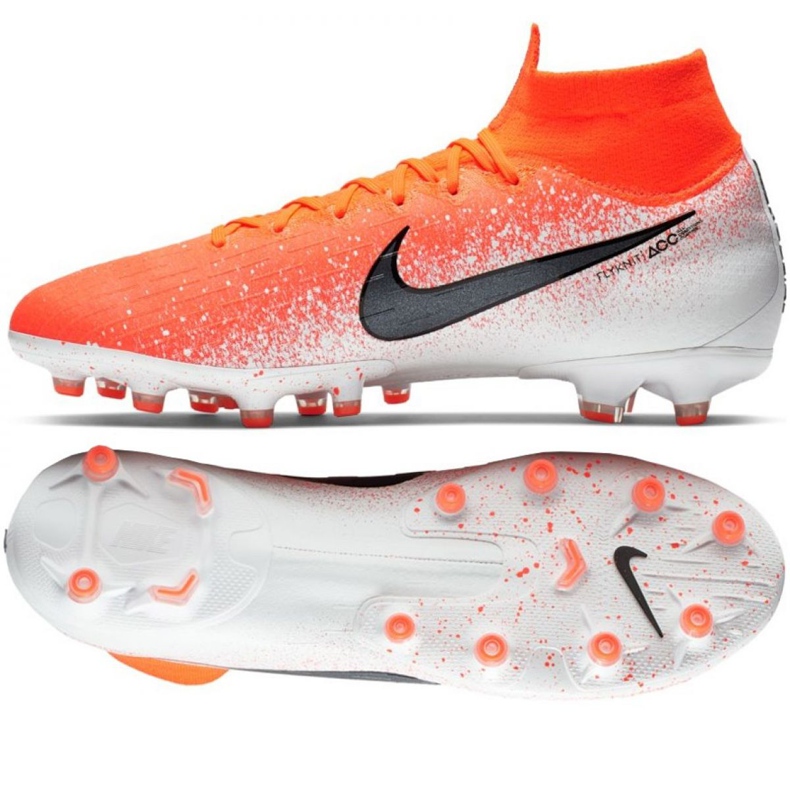 Zapatillas de fútbol Nike Mercurial Superfly 6 Elite Ag Pro M AH7377-801 multicolor rojo Zapatillas de fútbol Nike Mercurial Superfly 6 Elite Ag Pro M AH7377-801 multicolor rojo