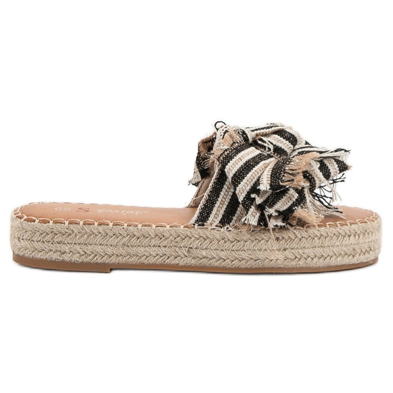 Seastar Pantuflas Rayas marrón Seastar Pantuflas Rayas marrón