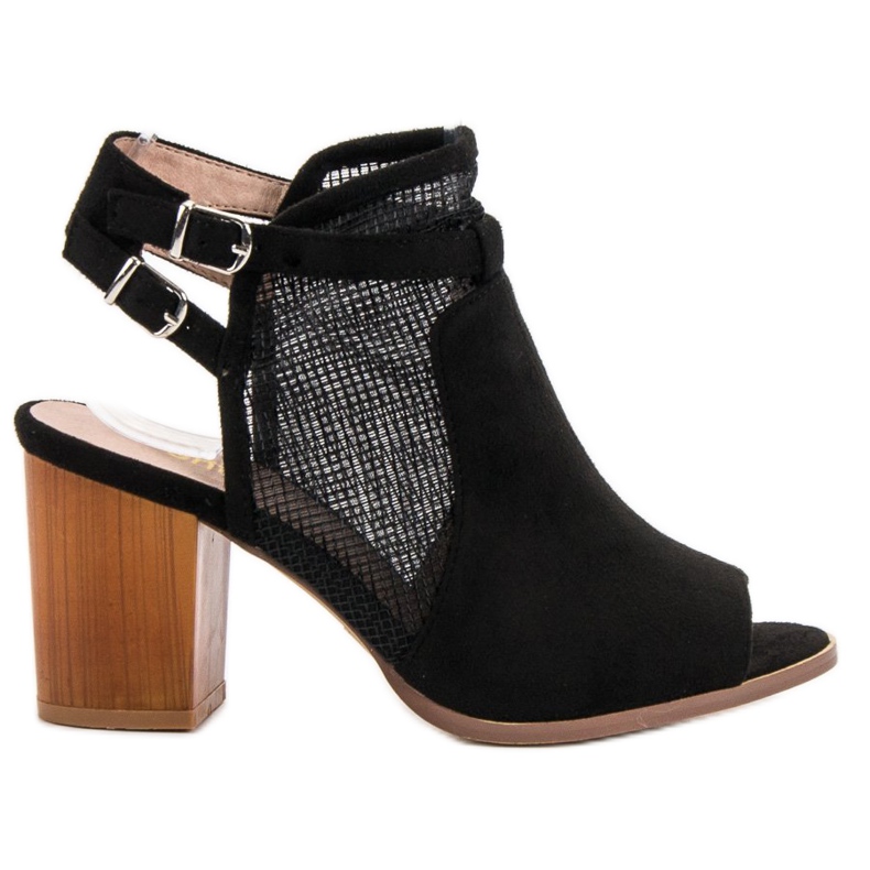 Evento Sandalias cerradas con estilo negro Evento Sandalias cerradas con estilo negro