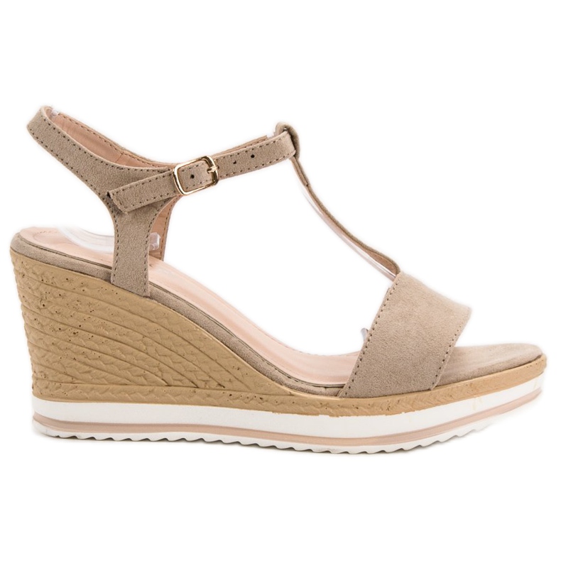 Anesia Paris Sandalias beige claro