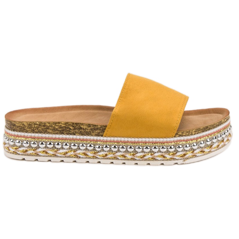 Cm Paris Zapatillas en la plataforma amarillo