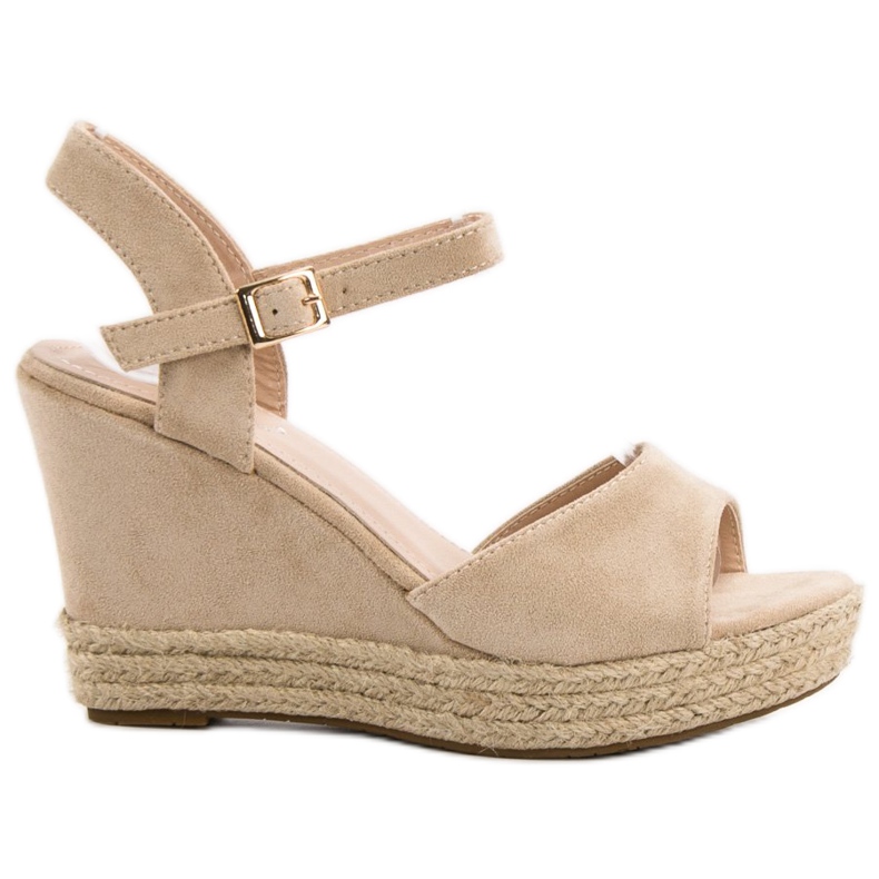 Bello Star Sandalias alpargatas marrón