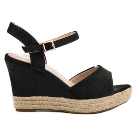Bello Star Sandalias alpargatas negro