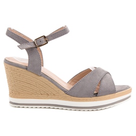 Anesia Paris Sandalias grises de moda Anesia Paris Sandalias grises de moda