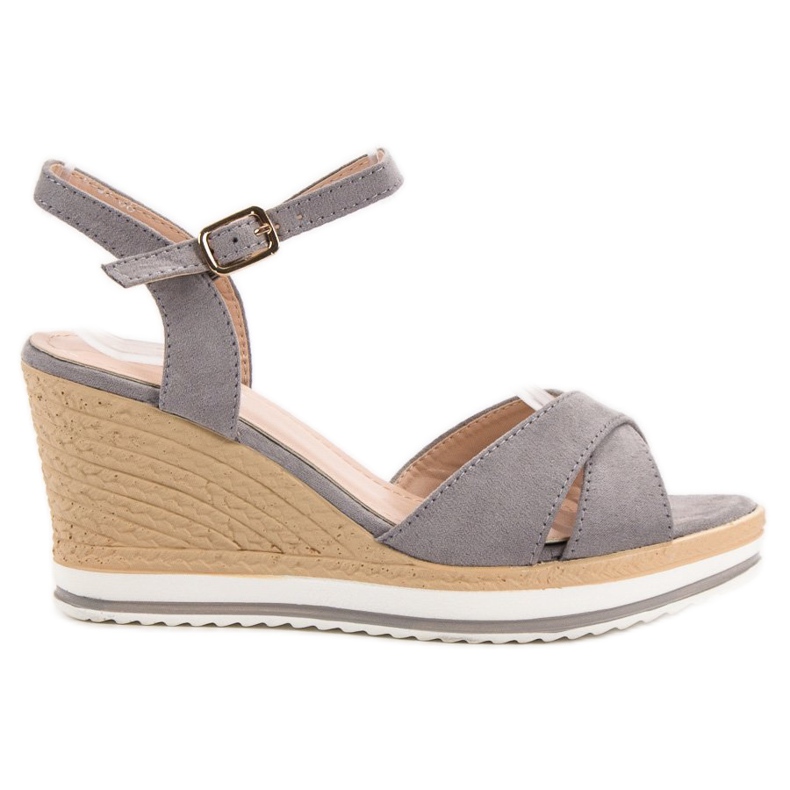 Anesia Paris Sandalias grises de moda