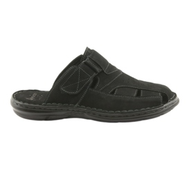 Zapatillas de hombre ligeras PU American Club CY05 parte inferior negro