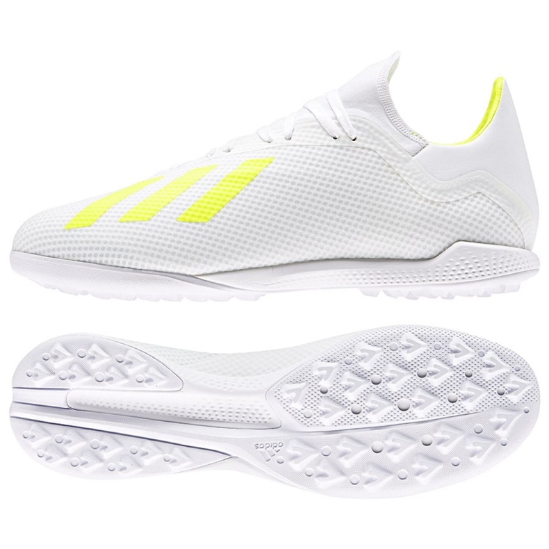 Botas de fútbol adidas X 18.3 Tf M BB9400 multicolor blanco