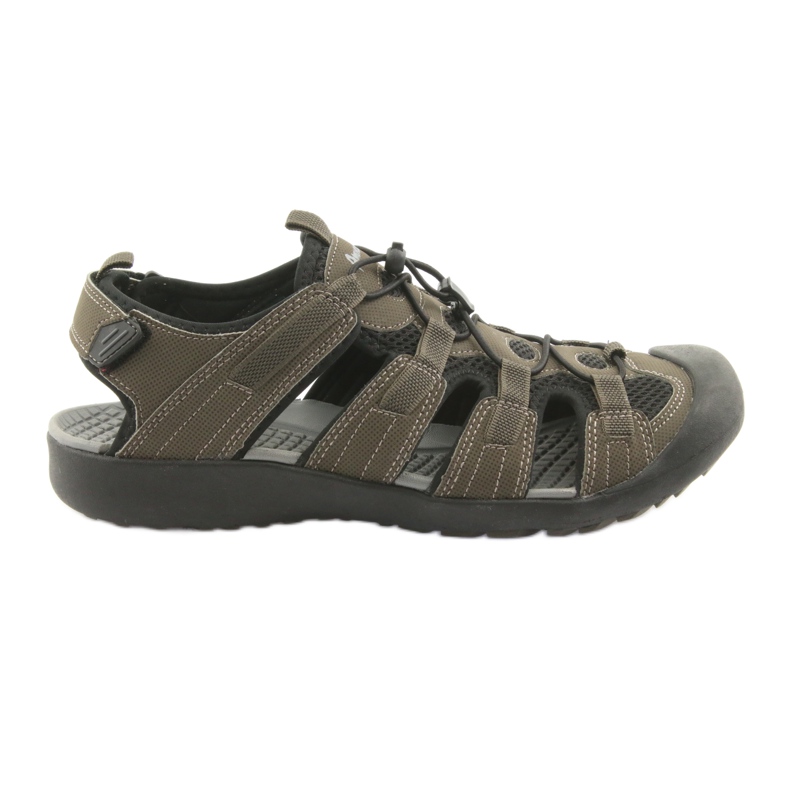 American Club Sandalias deportivas caqui American HL02 negro multicolor verde
