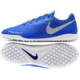 Zapatillas de fútbol Nike Phantom Vsn Academy Tf M AO3223-410 azul multicolor
