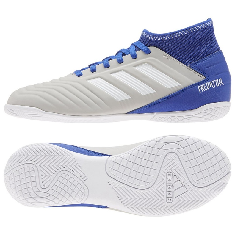 Zapatos de interior adidas Predator 19.3 In Jr CM8545 multicolor gris