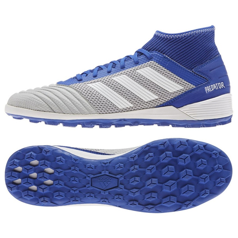 Botas de fútbol adidas Predator 19.3 Tf M BC0555 multicolor azul