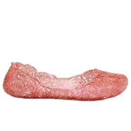 Bailarinas de goma rosa QX-02 Rose rosado