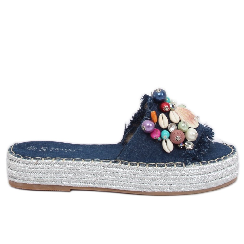 Azul JH80 Alpargatas blue jeans multicolor