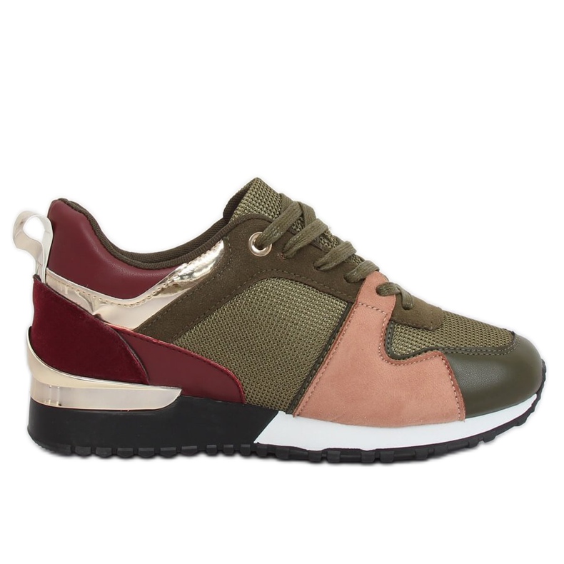 Zapatilla deportiva verde B-01 Army Green multicolor