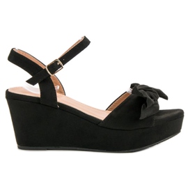 SHELOVET Sandalias en la plataforma negro
