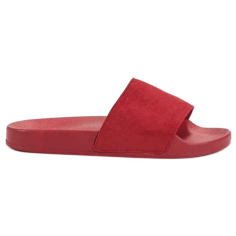 SHELOVET Zapatillas deportivas de gamuza rojo