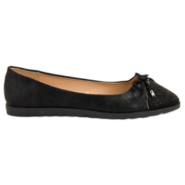 SHELOVET Bailarinas casuales negro