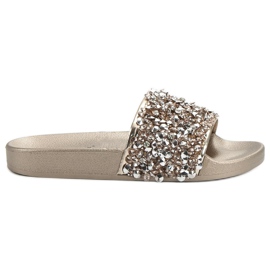 Seastar Pantuflas Doradas Elegantes dorado