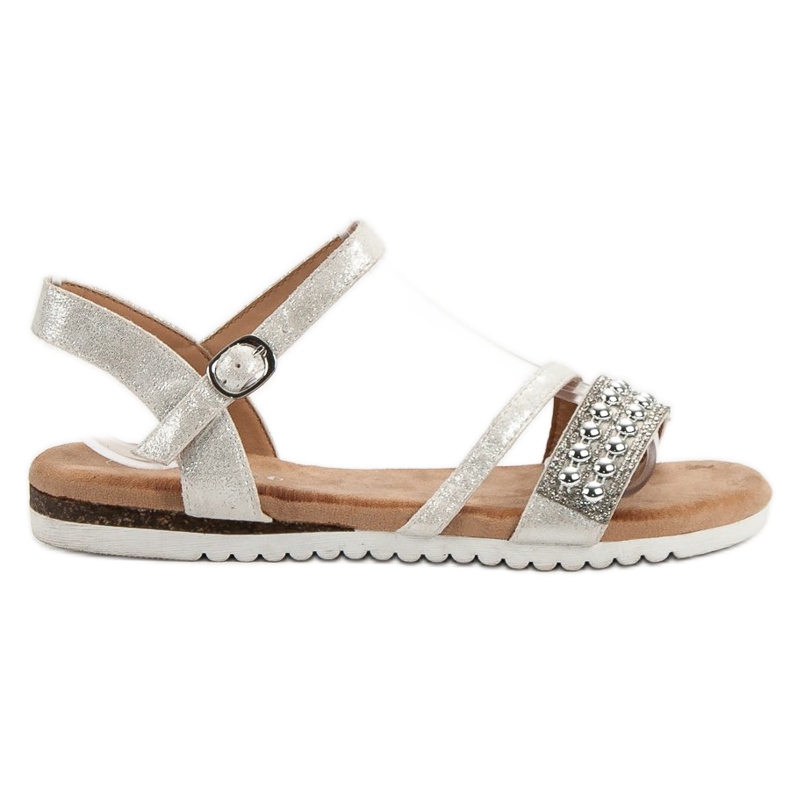 Groto Gogo Sandalias con purpurina gris