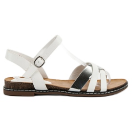 SHELOVET Sandalias casuales blanco