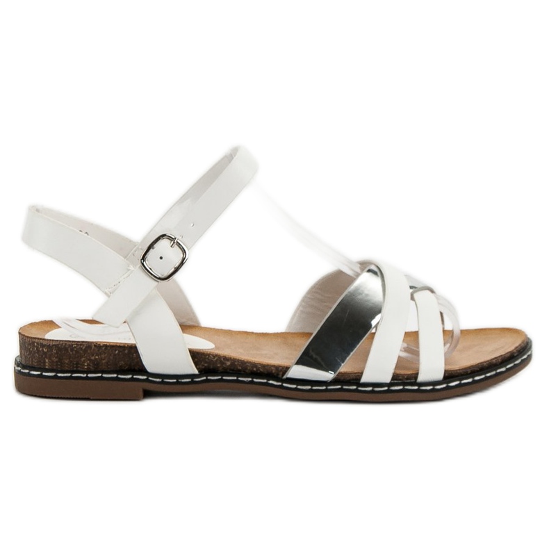 SHELOVET Sandalias casuales blanco